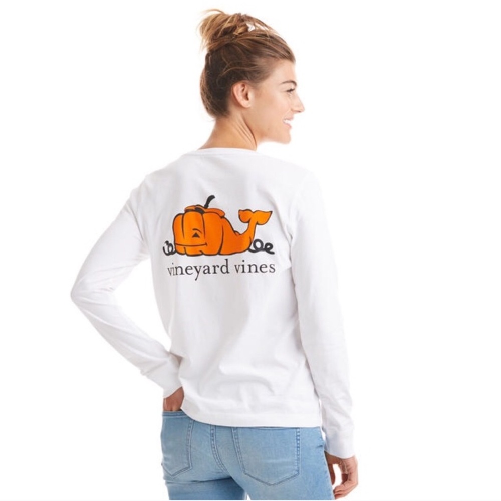 Vineyard Vines Long Sleeve Graphic Pocket Tee